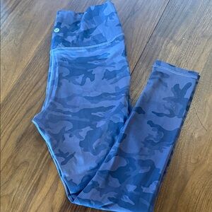 Lululemon Camouflage Leggings size 8 NWOT